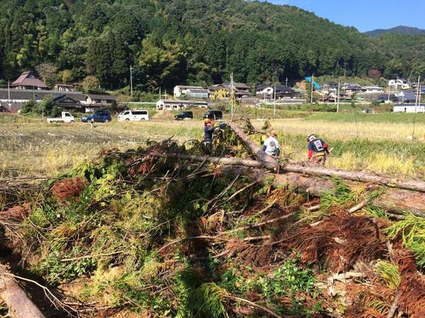 災害現場のボランティアの1日