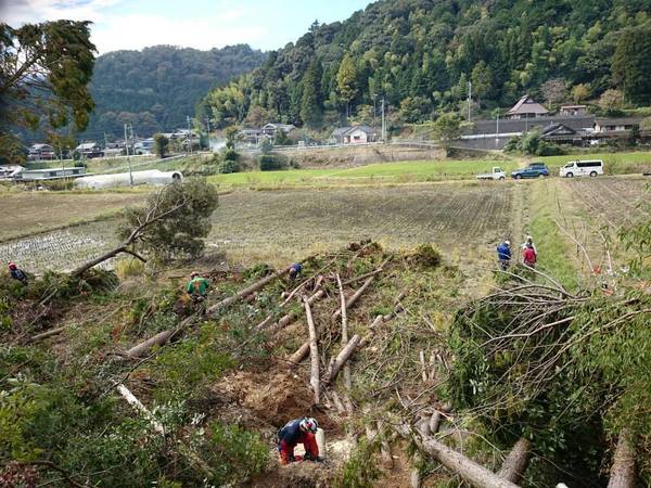 災害現場のボランティアの1日