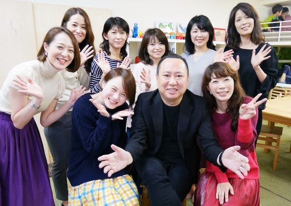 佐藤さんと保護者・スタッフのみなさん